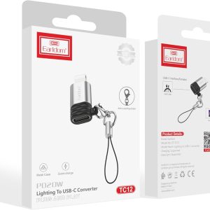 Earldom® TC12 Type C Female to 8pin IOS Lightning male Converter Adaptor