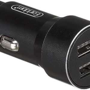 Earldom ES-CC4 Car Charger With Type-C Cable - Black, USB