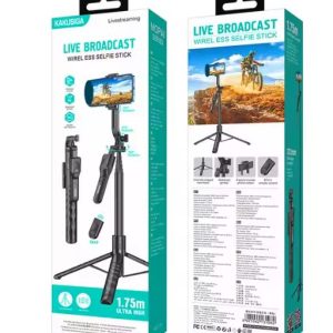 KAKUSIGA Portable Live Streaming Selfie Stick Phone Holder